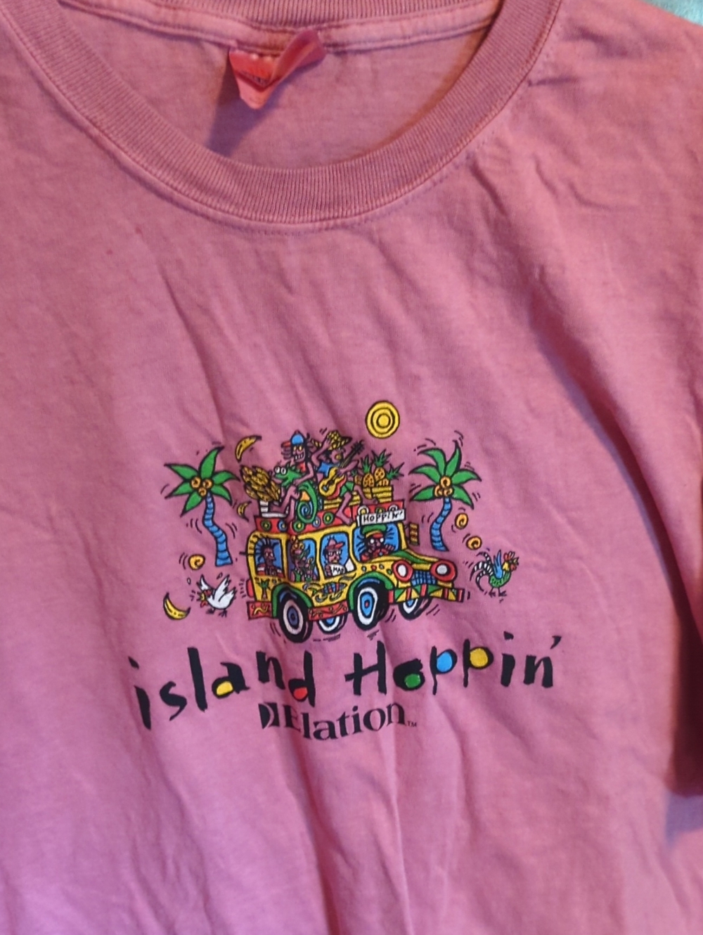 Hanes 2XL. Heavy Weight Carnival Island Hopping Elation. New. Sat Indraw